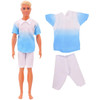 Handmade Ken Doll Clothes T-shirt + Shorts For Barbie Dress Accessories Fashion Daily Clothing Gils Toys Birthday Gift