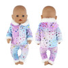 2023 New Cute frog Suits Fit For 43cm Baby Doll 17 Inch Reborn Baby Doll Clothes