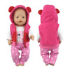 2023 New Cute frog Suits Fit For 43cm Baby Doll 17 Inch Reborn Baby Doll Clothes