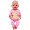 2 Pcs/Set=Shirts + Pants Doll Clothes Accessories For Born Baby 43cm Items & 18 Inch American Doll Girl's Toys & Our Generation
