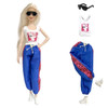 NEW 1x Fashion Skirt For 1/6 Doll Casual Outfits Vest Shirt Pants Dress Dollhouse Accessories Clothes for Barbie Doll JJ