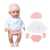 2023 winter New top suit For 17 Inch Baby Reborn Doll 43cm Baby Doll Clothes, doll accessory.
