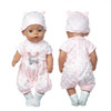 2023 winter New top suit For 17 Inch Baby Reborn Doll 43cm Baby Doll Clothes, doll accessory.