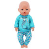 2 Pcs/Set=Shirts + Pants Doll Clothes Accessories For Born Baby 43cm & 18 Inch American Doll Girl's Toys & Our Generation Nenuco