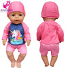 Doll Clothes for 43cm Born Baby Doll Jacket Clothes Pants Set for 17" 43cm Baby New Born Doll Down Coat Children Toys Wear