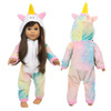 New Animal Pajamas For 18 Inch American Girl Doll 45cm Our Generation Doll, Girl Doll Clothes And Accessories