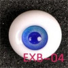EXB Glass Eyeballs for 1/3 1/4 1/6 1/8 1/12 BJD 8MM 10MM 12MM 14MM 16MM 18MM Round Bling Eyes for Reborn Dolls Free Shipping