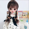 New Doll's Wig for 1/8 Bjd Doll or Ob11 Imitation Beach Wool Hair Diy Girl Toys Handmade Fashion Doll Accessories, No Doll