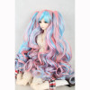 [wamami] 97# Colorful Long Wavy Wig & Clips For 1/4 MSD 1/3 SD AOD DZ BJD Dollfie