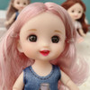 New 16 cm BJD Mini Doll 13 Movable Joint Girl Baby 3D Big Eyes Beautiful DIY Toy Doll With Clothes Dress Up 1/12 Fashion Doll