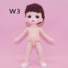 16cm BJD 13 Movable Jointed Dolls Cute Big eyeball Little Boy Girl Head Doll with shoes for Girls Toys Nude Body Fashion Gift