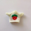 White/Red/Green Dolls Sweater Stuffed Toy Sweater Christmas Style Cute BJD Doll Clothes Mini Idol Dolls for 16cm/17cm Bjd Doll