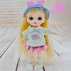 2024 16 cm BJD Mini Doll 13 Movable Joint Girl Baby 3D Big Eyes Beautiful DIY Toy Doll With Clothes Dress Up 1/12 Fashion Dolls