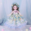 Pink Eyed 30cm Doll with Clothes Multiple Movable Joints Princess Style 3D Simulated Hinge Doll Fashion Cute 1/6 Bjd Doll