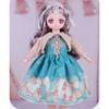 Pink Eyed 30cm Doll with Clothes Multiple Movable Joints Princess Style 3D Simulated Hinge Doll Fashion Cute 1/6 Bjd Doll