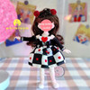 23cm BJD Doll Girl Body Toy 15 Joint Movable Kawaii Doll With Fashion Clothes Soft Hair Dress Up Girls Toys Birthday Gift Doll