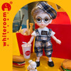 Mini Doll 16 cm BJD Accessories 13 Movable Joint Girl Baby 3D Big Eyes Beautiful DIY Toy Doll With Clothes Dress 1/12 Fashion