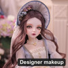 1/3 BJD Cute dolls for girls 60cm DIY Replaceable eyeballs hair modification head replacement Fashion children toy doll