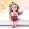 Mini16cm BJD Dolls Lovely For Girls, 1/12 Doll with Clothes and Shoes, Movable 13 Joints Cute Girl Gift Child Toys,CD,