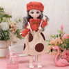 with Clothes 30cm BJD Doll Dressing Doll Dress Up 3D Eyes Removable Joints Doll Cute 30cm 1/6 bjd Dolls Children Toys