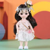 with Clothes BJD Dolls 13 Movable Joints Dress Up Removable Joints Doll 1/12 BJD Enamel Simulated Eye Hinge Doll Children Toys