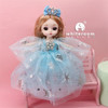 Mini Baby 1/12 Bjd Doll Little Witch Clothes 16cm Children Kid Toy Dolls For Girls Birthday Gif DIY Baby Animal Toys Accessories