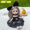 Fashion16cm BJD Dolls For Girls, 1/12 Doll with Clothes and Lovely Shoes, Movable 13 Joints Cute Girl Gift Child Toys,CD,