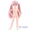 30cm Anime Bjd Doll Full Set 1/6 Bjd Reborn Kawaii Girls Dress Up DIY Toy 23 Joint Movable Body With Clothes Skirt Hat Headdress
