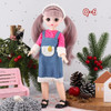 BJD Doll 23 Multiple Removable Joints 30cm 1/6 3D Eyes Fashion Princess Doll Girl Dress Up Birthday Gift DIY Toy Reborn Kawaii
