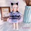 Pretty Anime 1/6 Bjd Byte Dolls For Kid Girls 6 to 10 Years Ball-jointed Comic Face Doll 30cm with Dresses Clothes Dress Up Girl