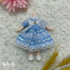 Mini Cute 16cm Bjd Doll Clothes 8-point Princess Dress Ob11 Fashion Doll Changing Clothes Set Girls DIY Dress Accessories Toys