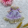 Mini Cute 16cm Bjd Doll Clothes 8-point Princess Dress Ob11 Fashion Doll Changing Clothes Set Girls DIY Dress Accessories Toys