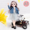 Bjd Dolls 30cm Clothes Full Set 1/6 Kawaii Baby Reborn Dolls Toys For Girls 23 Ball Jointed Barbie Doll Dress Up DIY Kids Toys