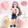 Bjd Dolls 30cm Clothes Full Set 1/6 Kawaii Baby Reborn Dolls Toys For Girls 23 Ball Jointed Barbie Doll Dress Up DIY Kids Toys