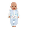 2023 Fashion Doll Jump Suits Fit For 43cm Baby Doll 17 Inch Reborn Baby Doll Clothes