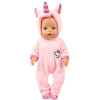 Warm Rompers Jumpsuits+Shoes Fit 17 inch Fit 43cm Baby New Born Doll Clothes