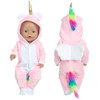 Warm Rompers Jumpsuits+Shoes Fit 17 inch Fit 43cm Baby New Born Doll Clothes
