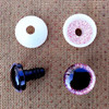 20pcs Clear 3D Glitter Plastic Safty Eyes For Crochet Toys Crafts Doll Making Animal Baby Safe Eye 10/12/14/16/18/20/25/30/35mm