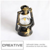10 Pcs Mini Retro Kerosene Vintage Decor Fake Lights Lamp Kid Toy Plastic Miniature Lantern Child Models