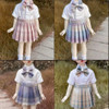 30cm Doll's Clothes for 1/6 Bjd Doll Jk Plaid Skirt Diy Girl Toys Dress Up Play House Fashion Doll Accessories, No Doll