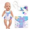 Pink Jumpsuit+Hat Doll Clothes Fit Pink Jumpsuit+Hat Doll Clothes Fit 17 inch For 43cm Baby New Born Doll Clothes