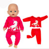 Pink Jumpsuit+Hat Doll Clothes Fit Pink Jumpsuit+Hat Doll Clothes Fit 17 inch For 43cm Baby New Born Doll Clothes