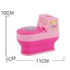 Kawaii Mini Bathtub Kids Toys Furniture Electric Bathroom Toilet Dollhouse Accessories For Barbie Girl Game DIY Birthday Present