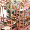 Flower House Wooden DIY Miniature Dolls House Kits Room Great Gift Idea for Craft Lover 20x20x18cm