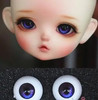 New Cute 1 Pairs Press Eyes 12MM/14MM/16MM/18MM BJD Sunset Clouds Color Shade Acrylic Eyeball for Dolls DIY Making Accessories