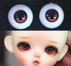 New Cute 1 Pairs Press Eyes 12MM/14MM/16MM/18MM BJD Sunset Clouds Color Shade Acrylic Eyeball for Dolls DIY Making Accessories