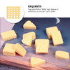 100 Pcs Mini Resin Cheese Miniature Models Cream House Decorative Food Plastic Micro Landscape Toys