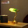 1:12 Dollhouse Miniature Desk Lamp LED Lamp Green Postman Light Lighting Home Furniture Model Decor Toy Doll House Accessories