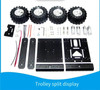 4WD Smart Robot Car Chassis For Arduino With 130mm Wheel Car Mobile Platform DIY RC Toy Tracing Experiment Programmable Toys Kit