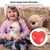 Heart Shaped Voice Recorder Mini Recorder Programmable Sound Button 30 Seconds Recording For Plush Toy Stuffed Animals Doll